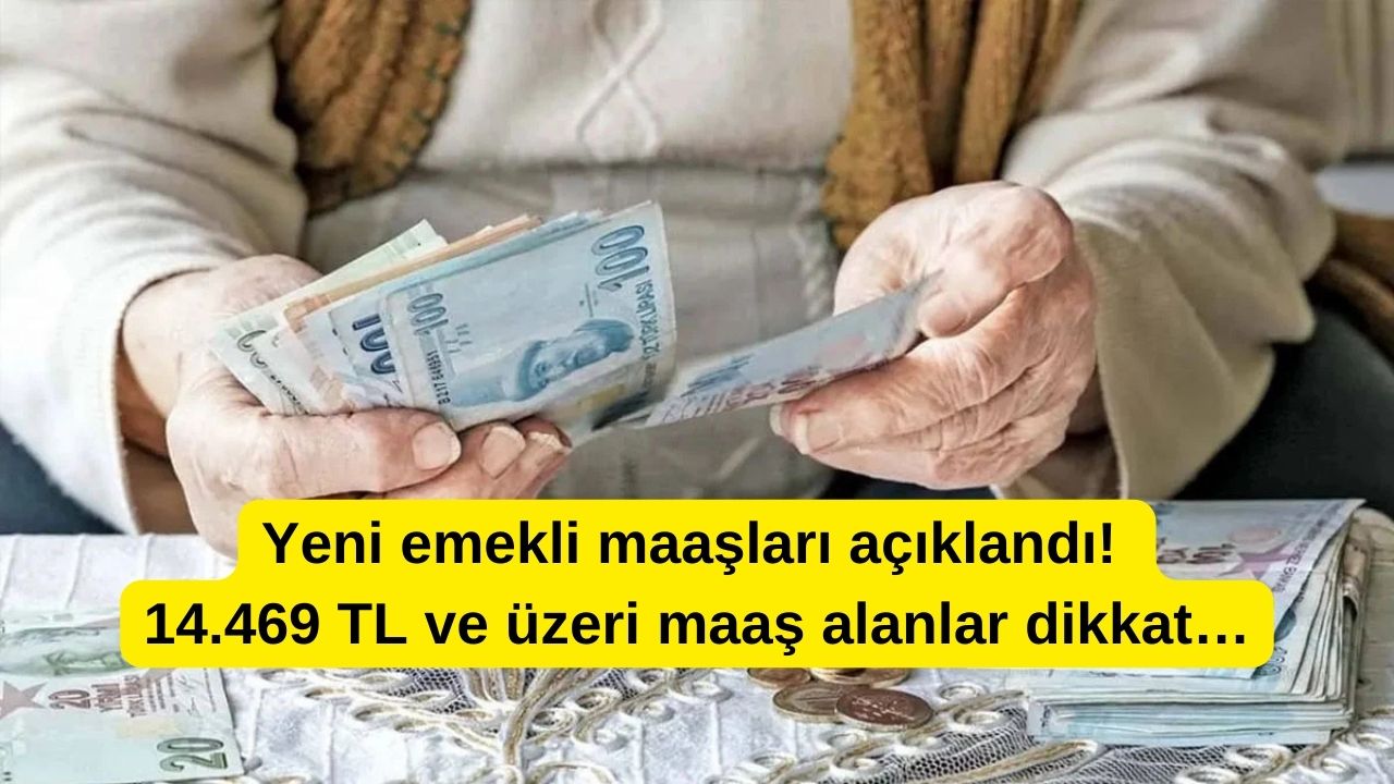 Zam oranı güncellendi! Yeni emekli maaşları açıklandı! 14.469 TL ve üzeri maaş alanlar dikkat…